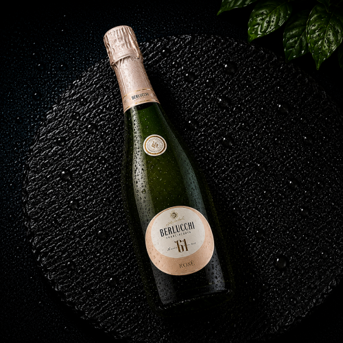 franciacorta spumante rosé „61 saten – berlucchi“