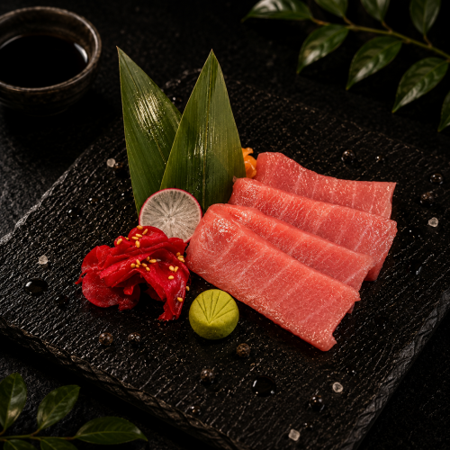 tuna akami sashimi
