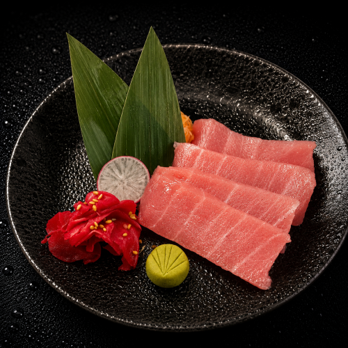 tuna chutoro sashimi