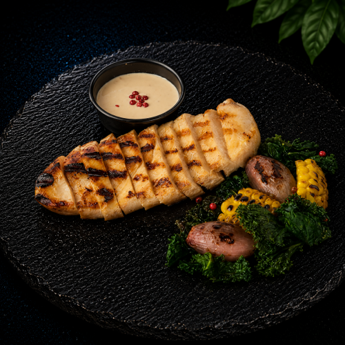 pepper grilled chicken breast